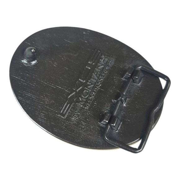 Montana Silversmiths Exos Brass Cast Filigree Initial "R" Western Belt Buckle! - Picture 2 of 6